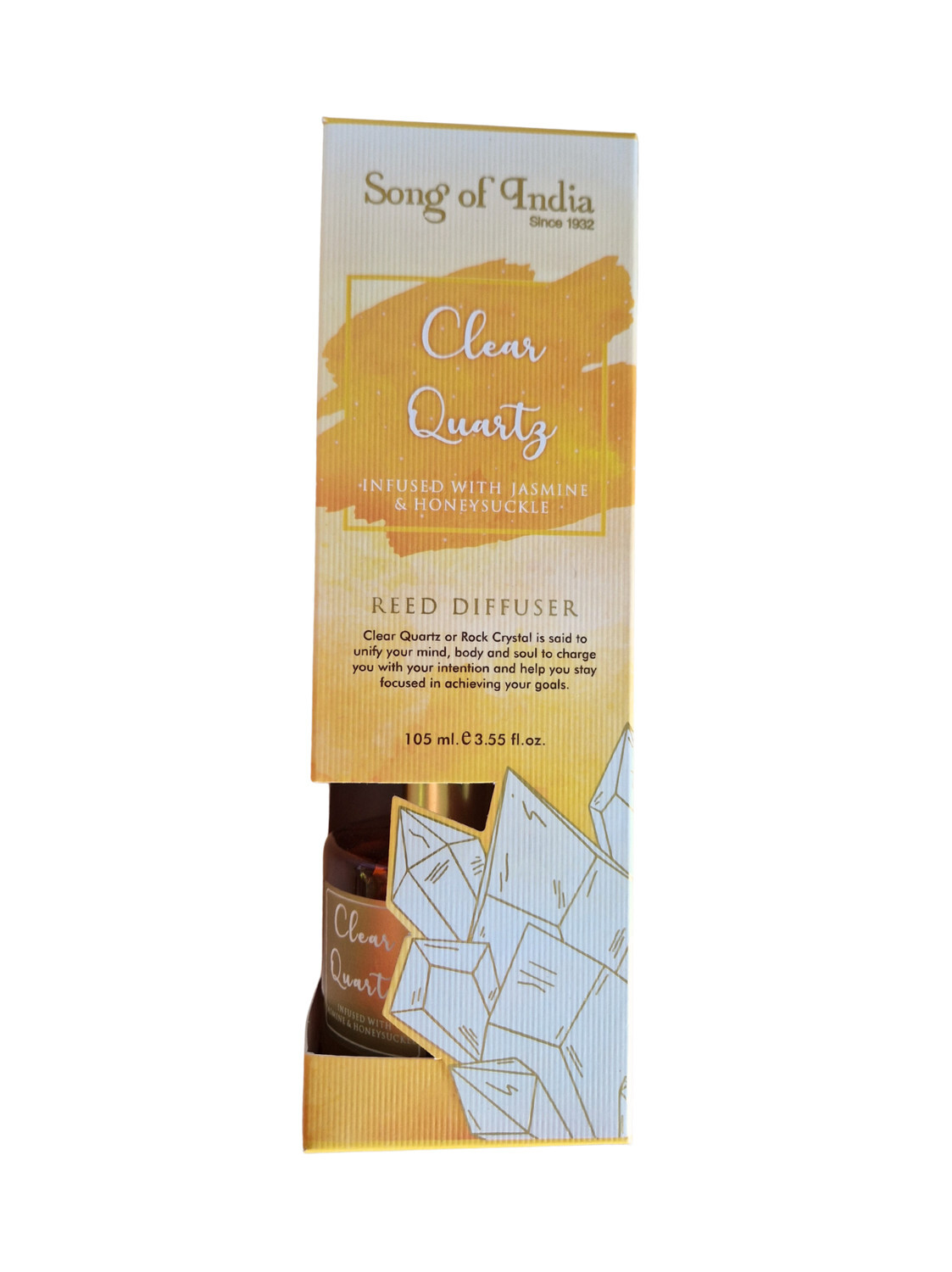 Diffuseur de parfum Pierres de Guérison Cristal de roche