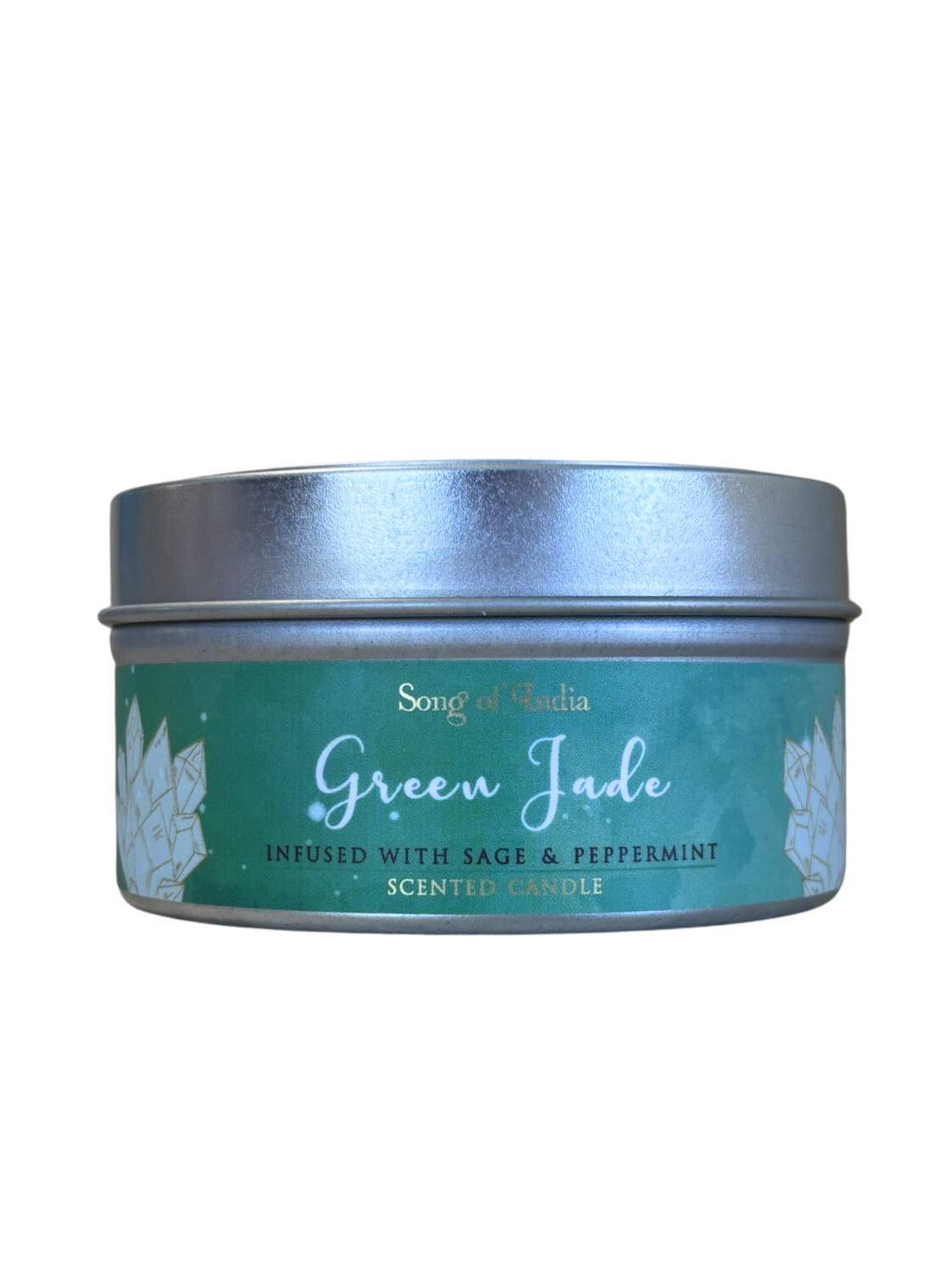 Bougie parfumée Pierres de Guérison Jade vert 80 g