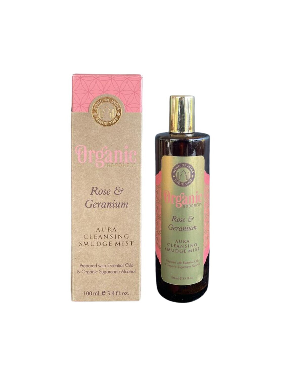 Spray de purification Organic Rose et Géranium