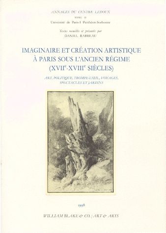 Imaginaire et création artistique à Paris sous l'ancien régime