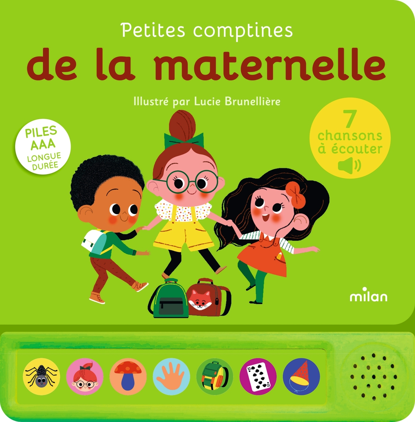 Contes et comptines à écouter - Petites comptines de la maternelle - LIVRE SONORE - Dès 1 an