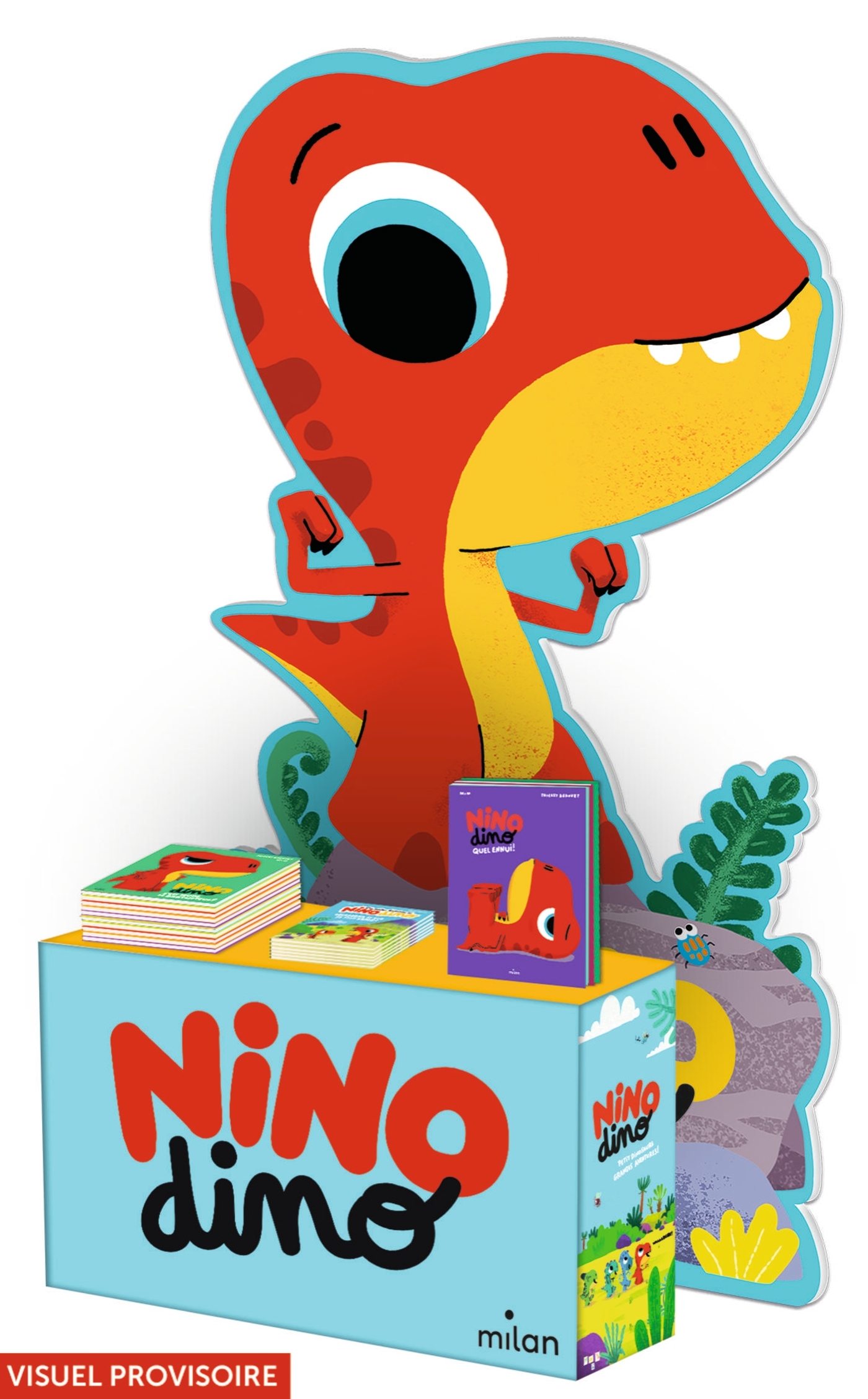 PLV Silhouette XXL 25 ex. Nino dino + 10 livrets gratuits Milan 2024