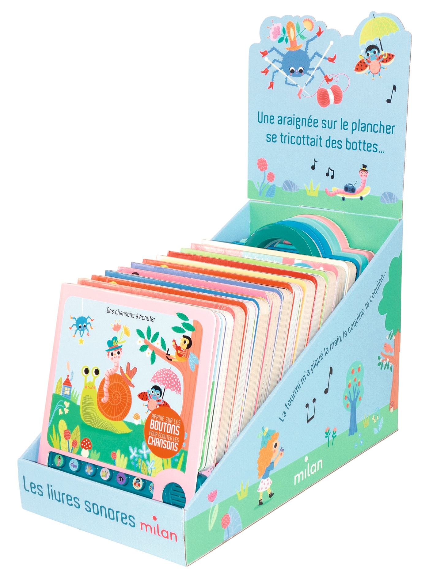 Comptoir 16 ex. livres sonores Milan 2024