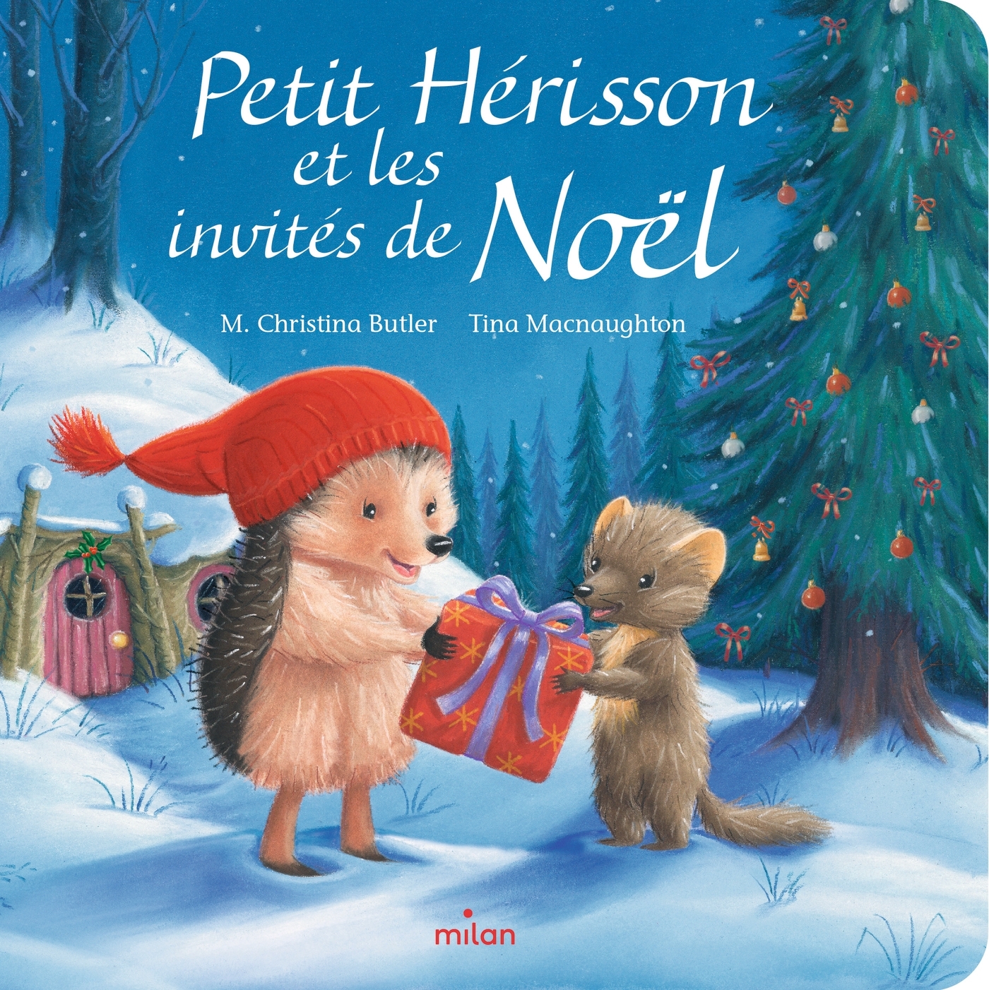 Petit Hérisson et les invités de Noël - tout-carton