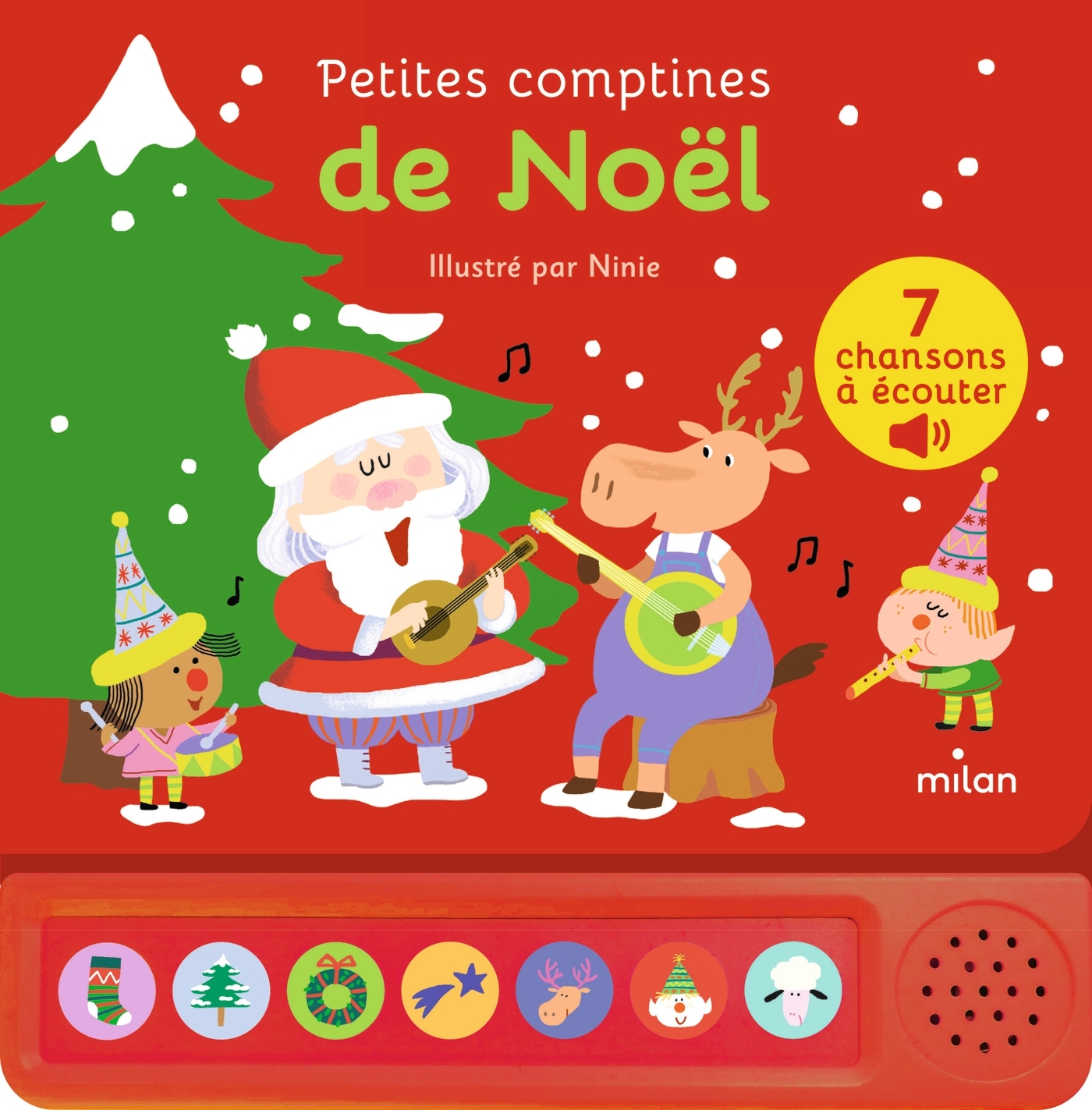 Contes et comptines à écouter - Petites comptines de Noël- LIVRE SONORE - Dès 1 an
