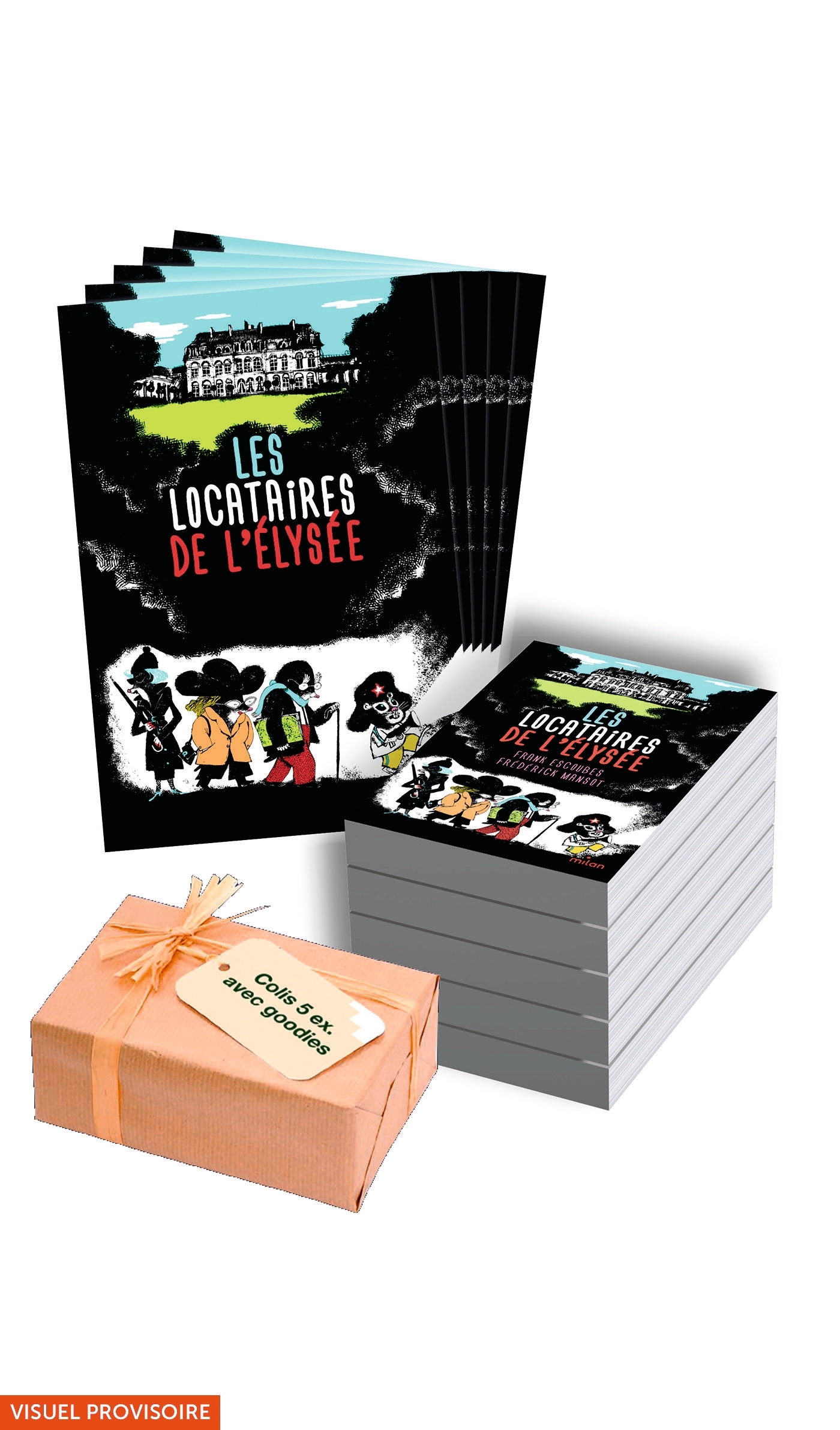 Colis déco 5 ex. Les locataires de l'Elysée MILAN 2025