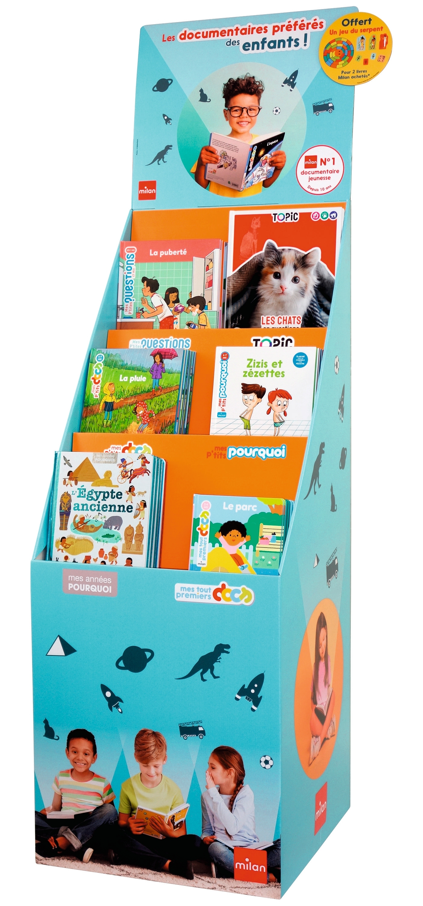 PLV de sol Docus rentrée - 10 ans leader - 50 ex 2025