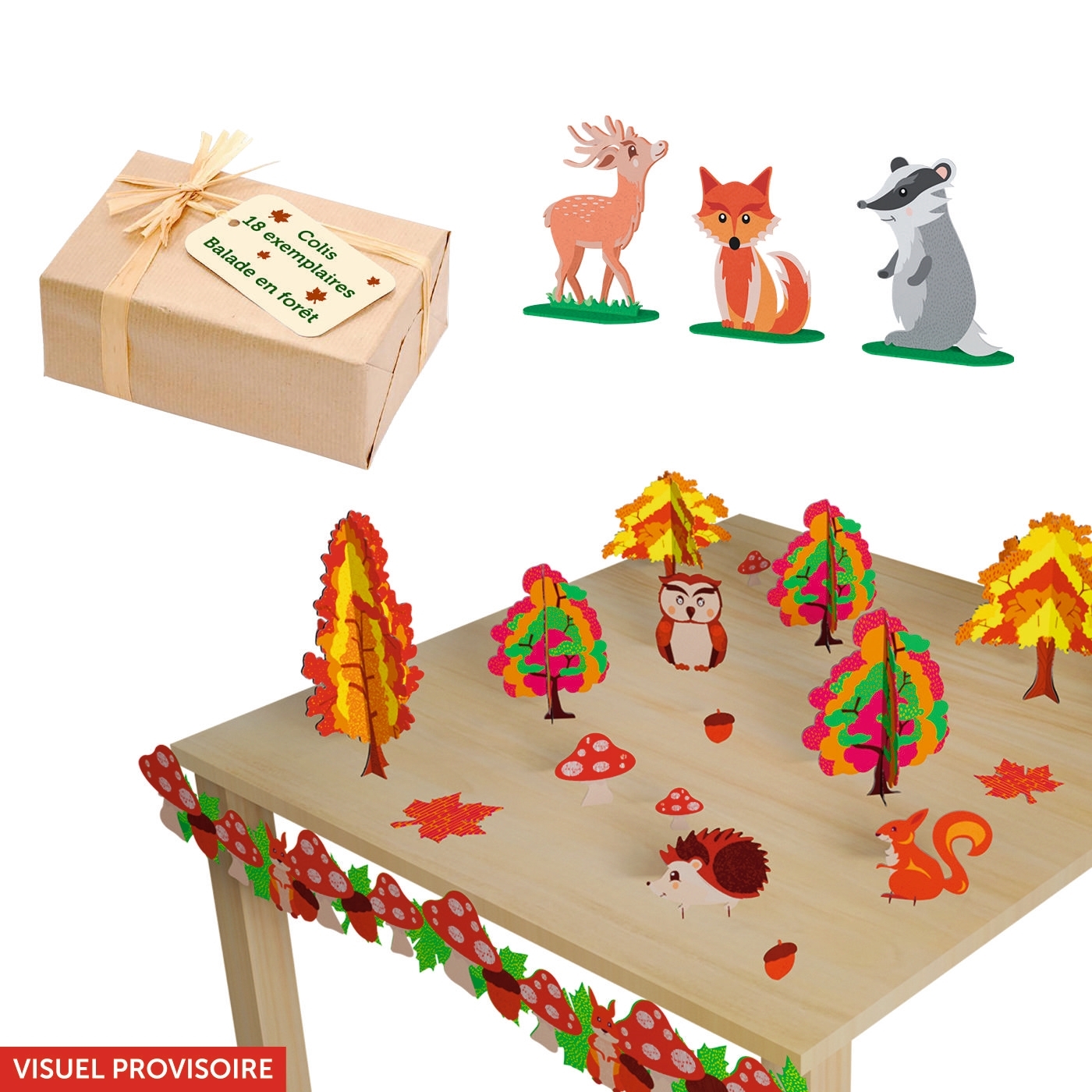 Colis déco Balade en forêt 18 ex 2024