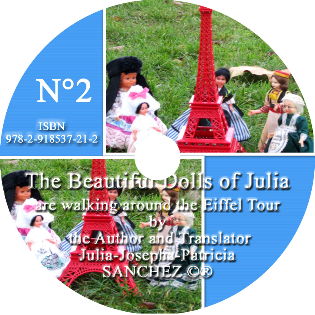 CD THE BEAUTIFUL DOLLS OF JULIA ARE WALKING AROUND THE EIFFEL TOWER