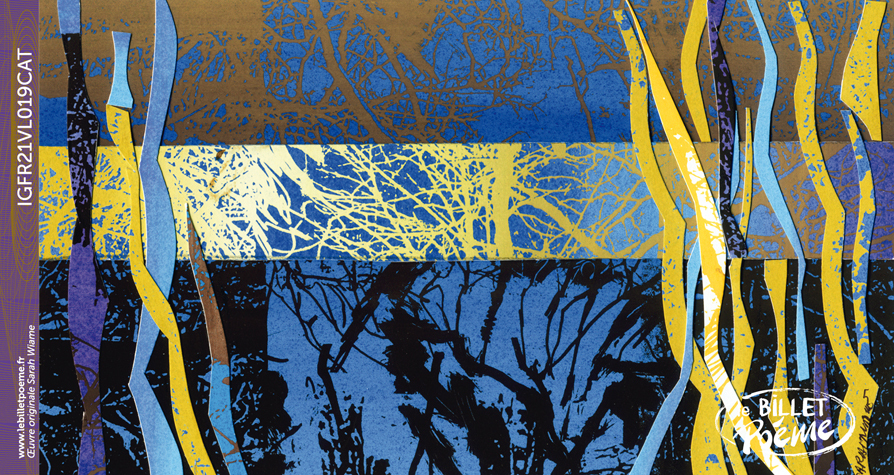 'La vie son bouillonnement' de Jeanine BAUDE ; Oeuvre originale Sarah WIAME