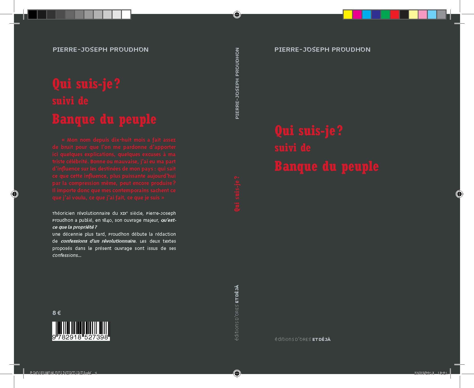 Qui suis-je ? suivi de banque du peuple