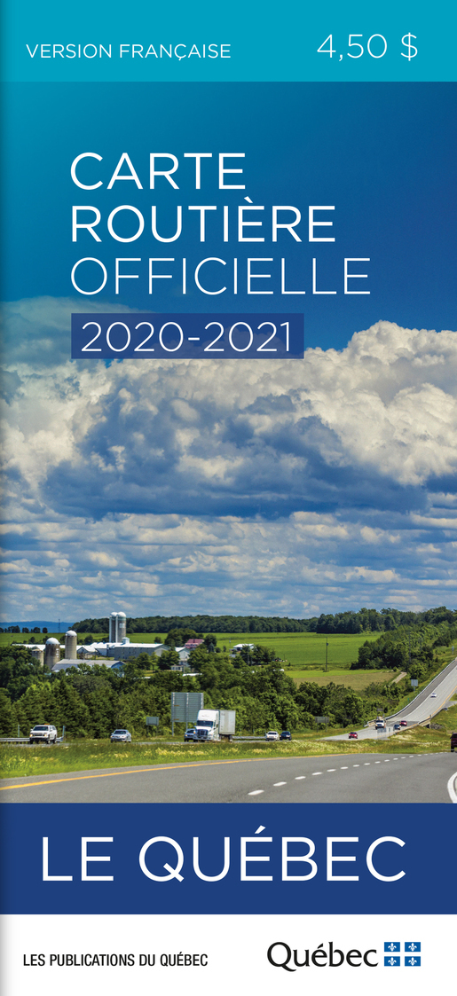 LE QUEBEC CARTE ROUTIERE OFFICIELLE 2020/2021
