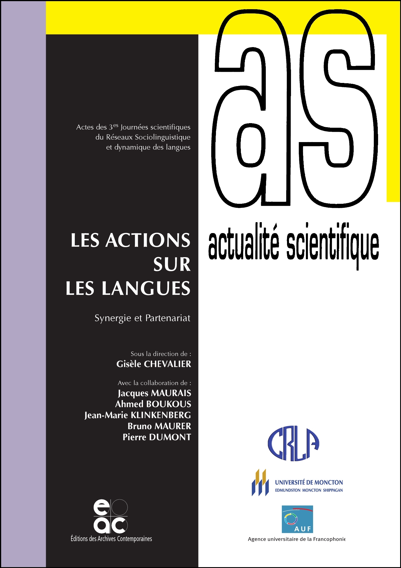 Les actions sur les langues