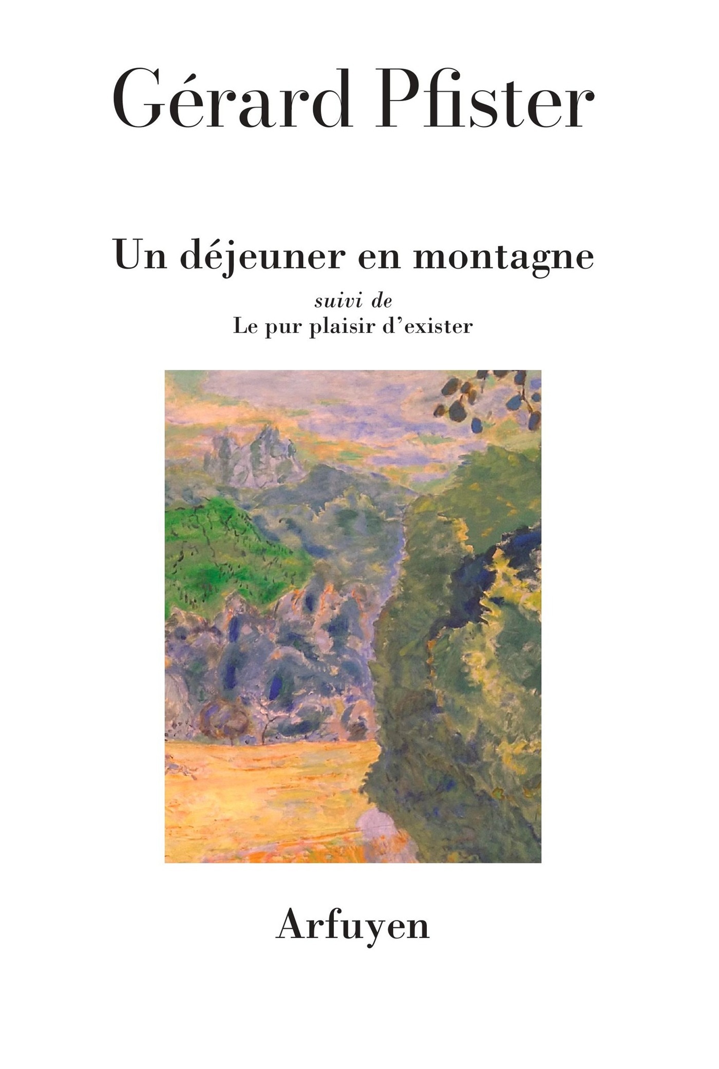 Un déjeuner en montagne