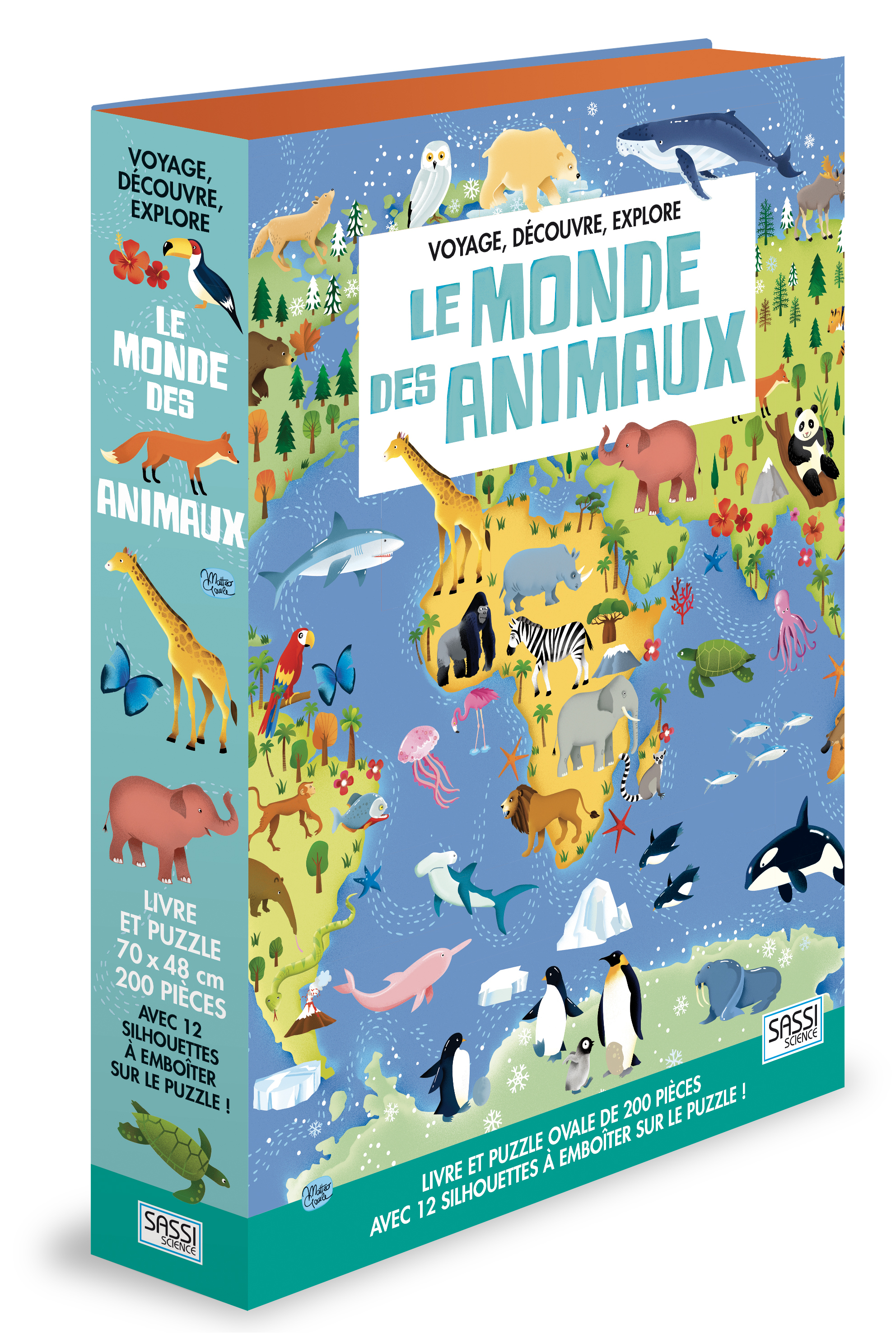 Voyage, découvre, explore - Le monde des animaux