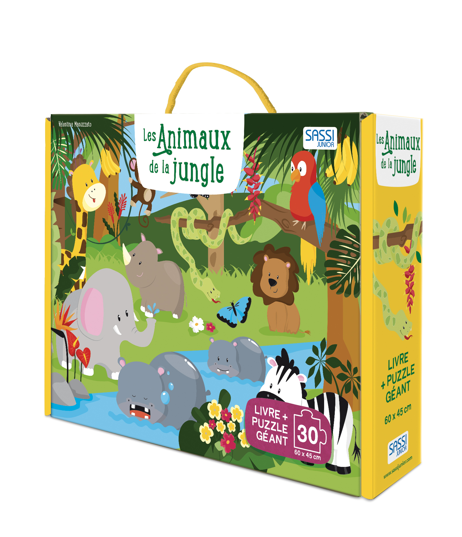 Puzzle géant - Les animaux de la jungle