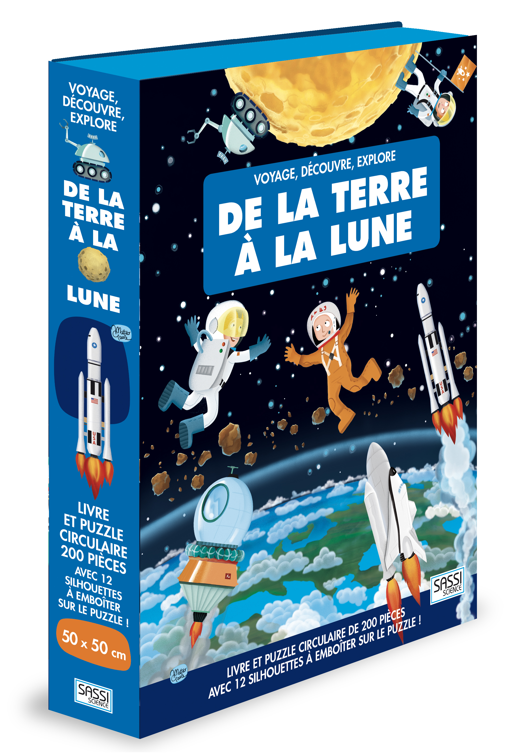 Voyage, découvre, explore - De la terre à la lune