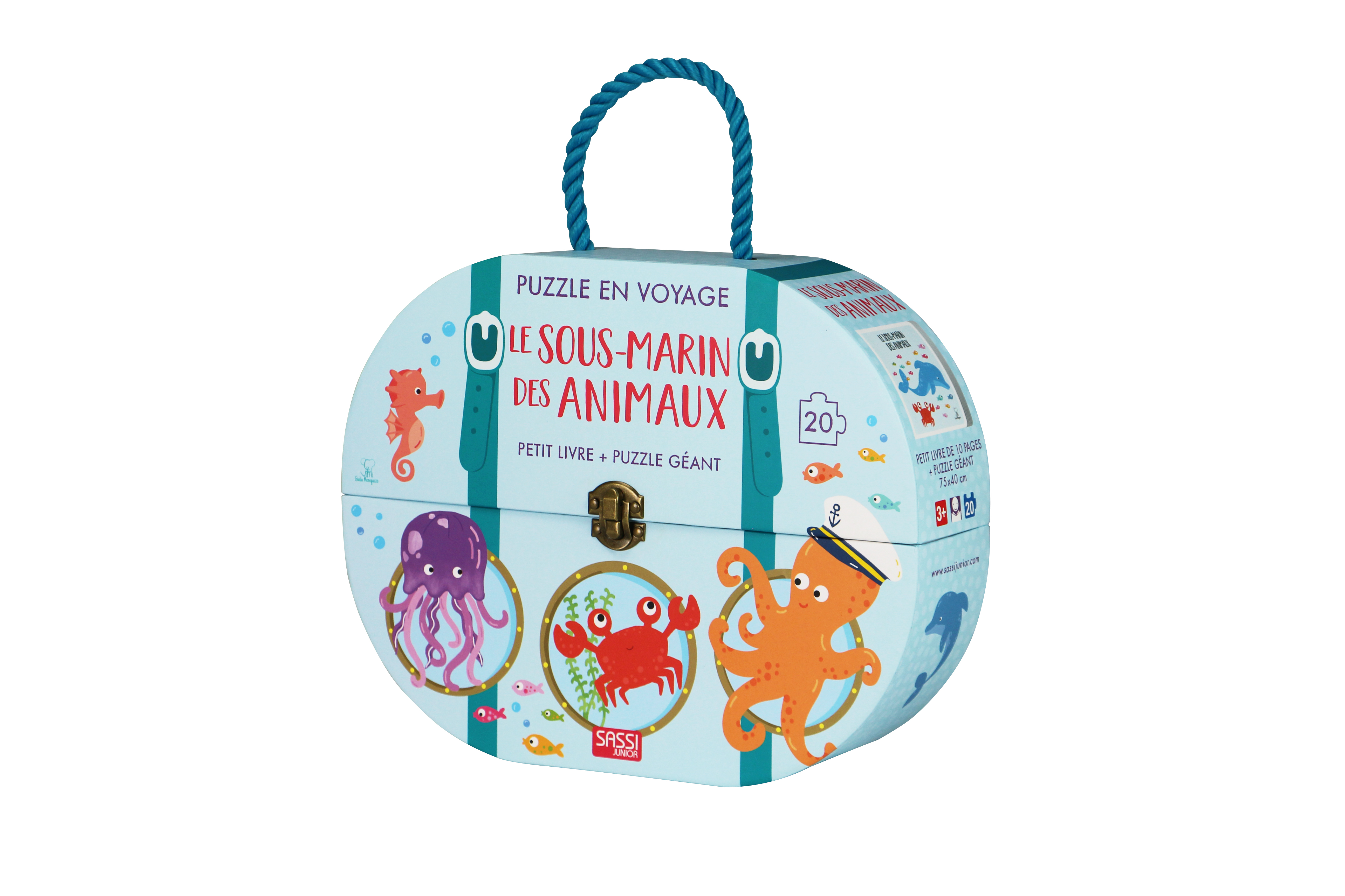 Puzzle en voyage - Le sous-marin des animaux