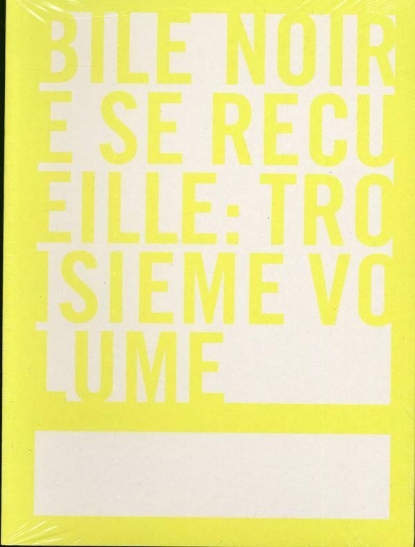 Bile Noire se recueille - T. 3