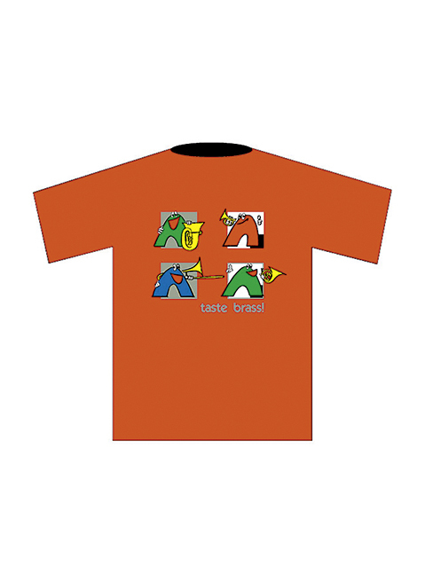 T-Shirt "Brass" (XL), red