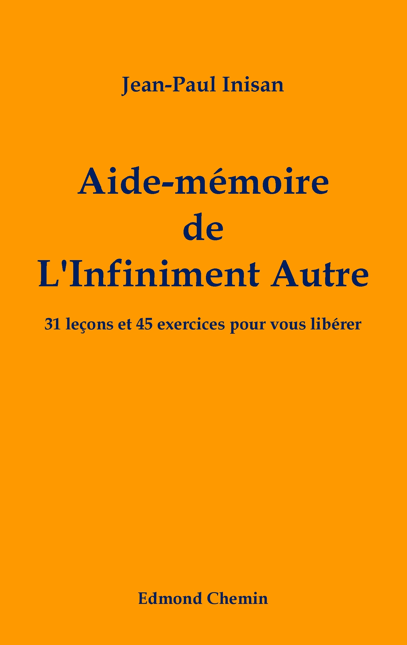 Aide-mémoire de l'Infiniment Autre