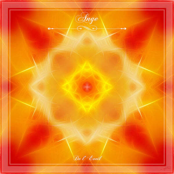 Tenture du mandala de l'Ange de l'Eveil