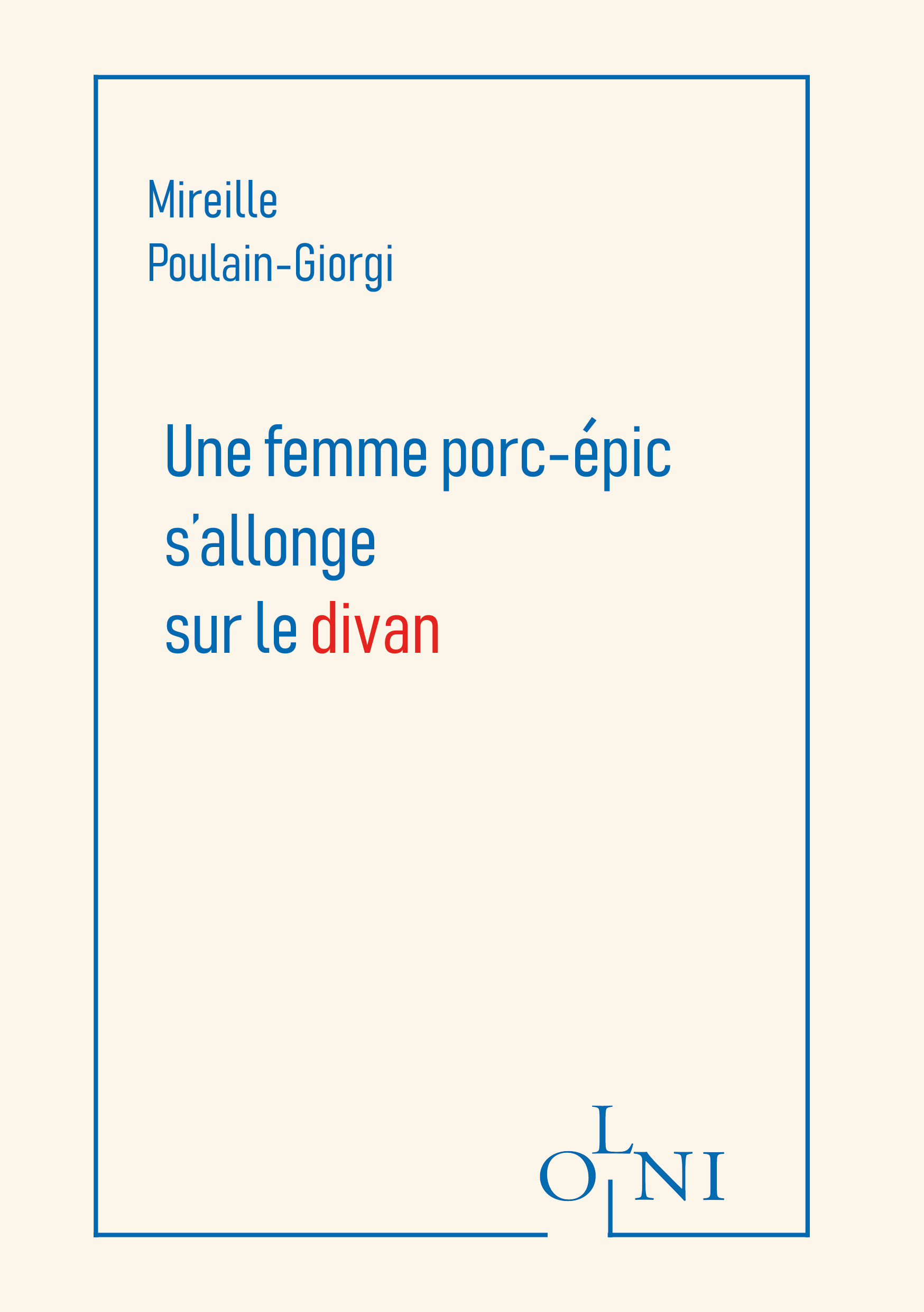 Une femme porc-épic s'allonge sur le divan