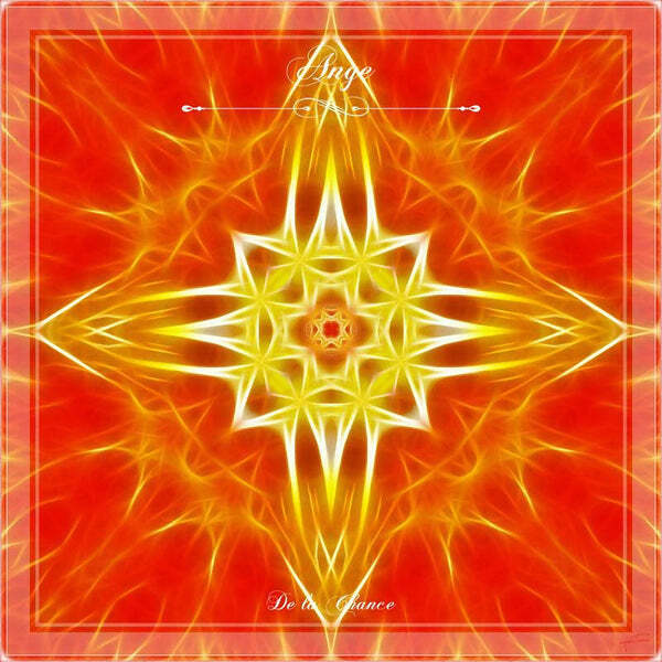 Tenture du mandala de l'Ange de la Chance