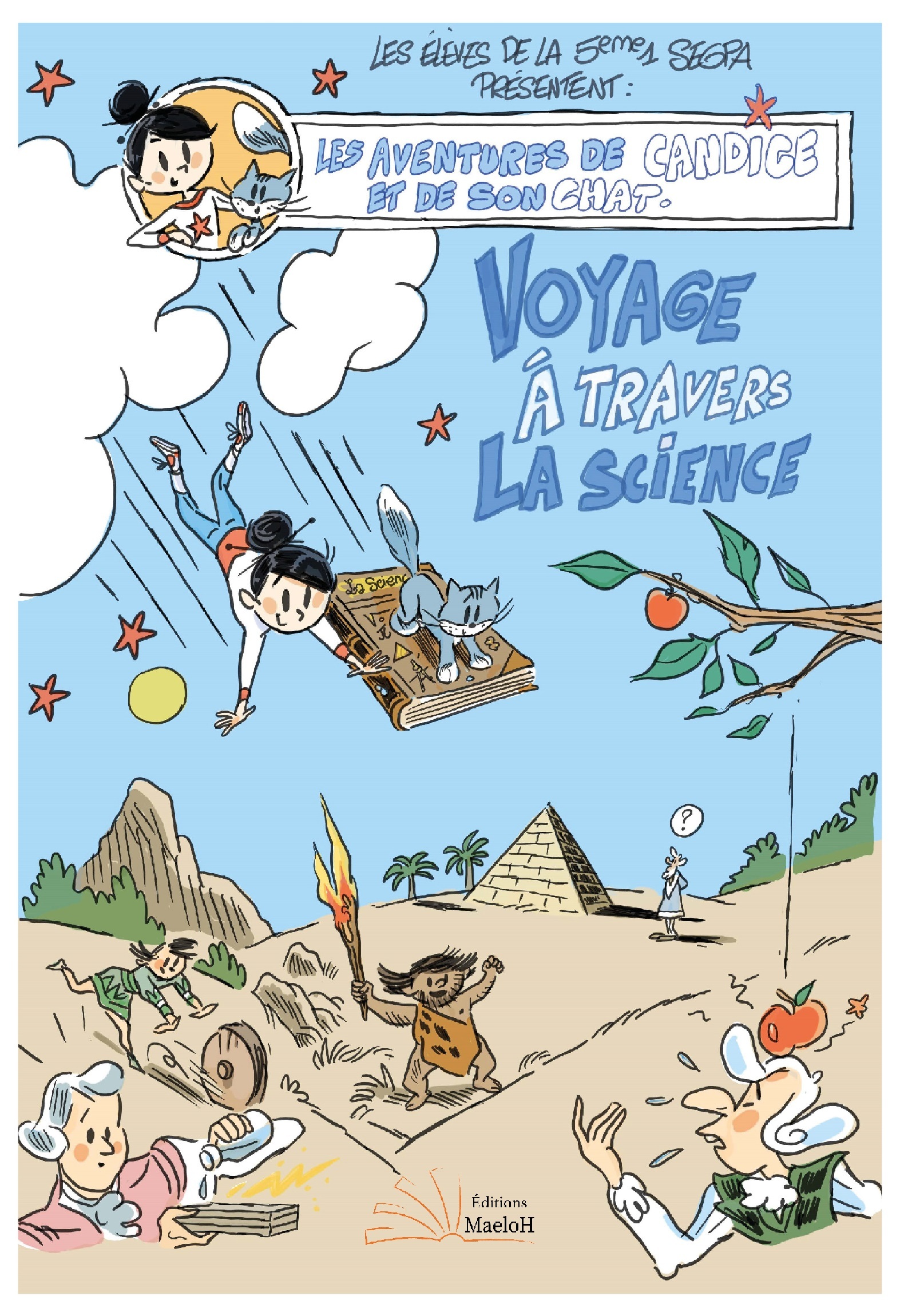 LES AVENTURES DE CANDICE ET DE SON CHAT - VOYAGE A TRAVERS LA SCIENCE
