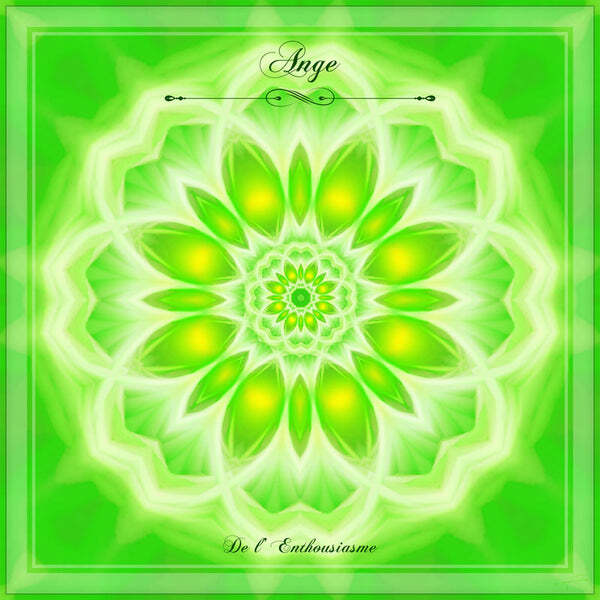 Tenture du mandala de l'Ange de l'Enthousiasme