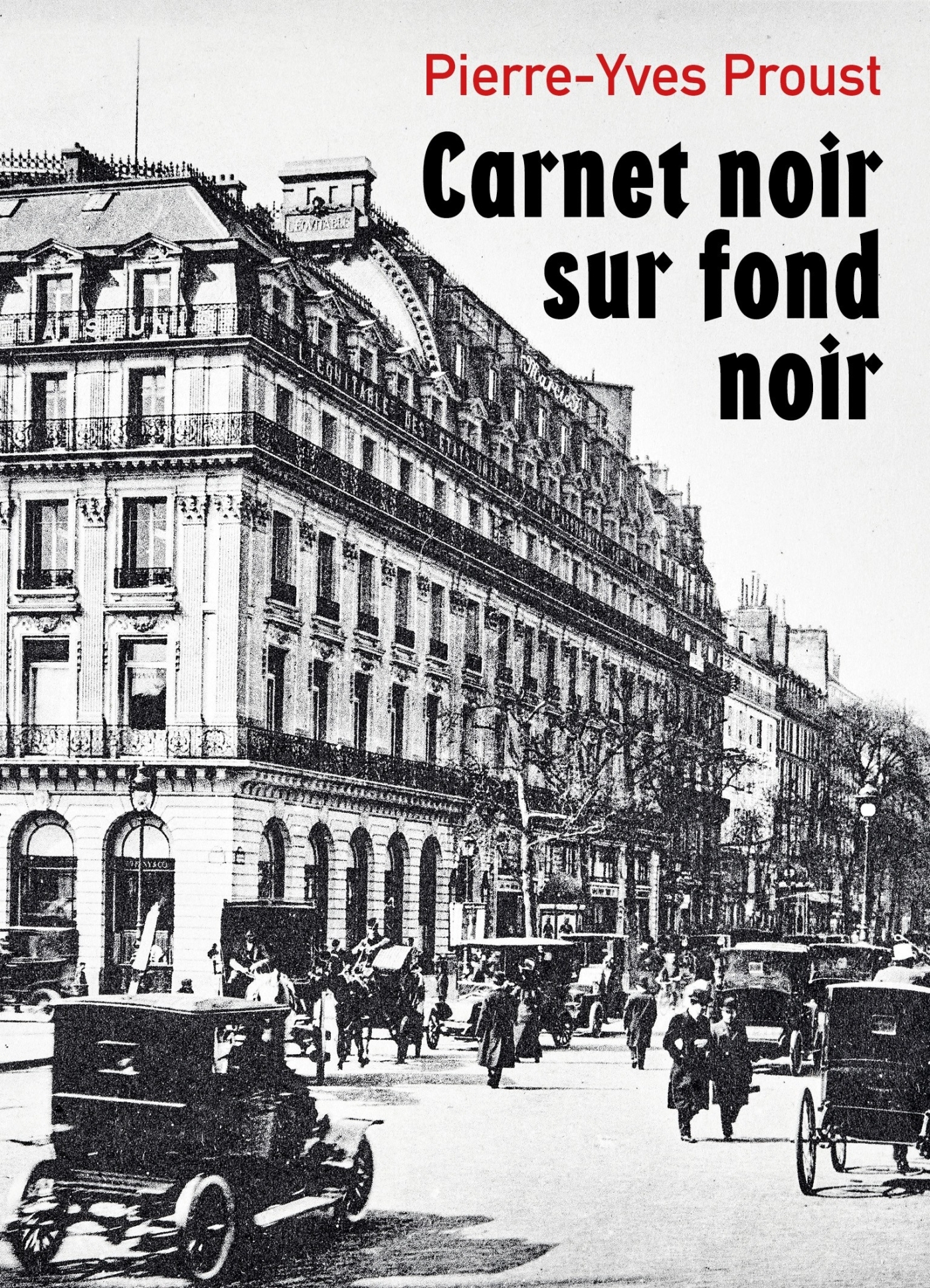 Carnet noir sur fond noir