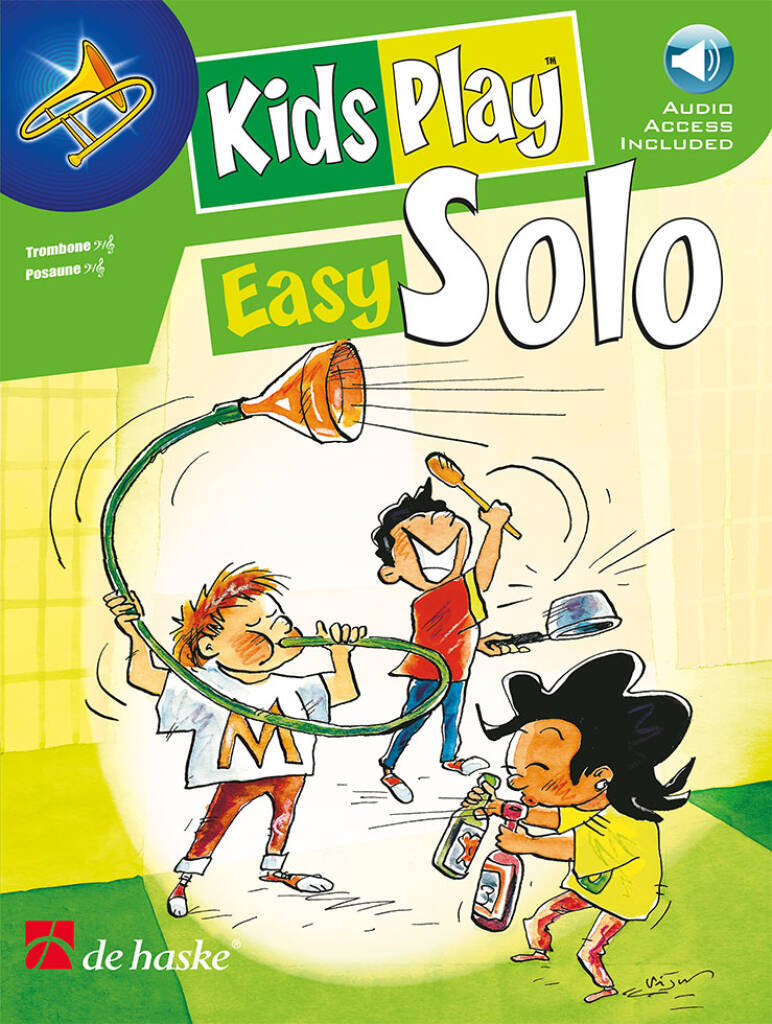 FONS VAN GORP : KIDS PLAY EASY SOLO - TROMBONE BC/TC - RECUEIL + ENREGISTREMENT(S) EN LIGNE
