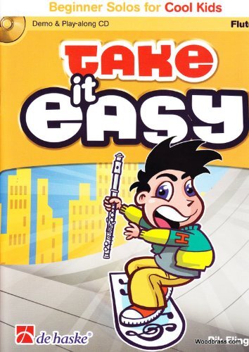 RIK ELINGS : TAKE IT EASY BEGINNER SOLOS FOR COOL KIDS - FLUTE TRAVERSIERE - RECUEIL AVEC CD