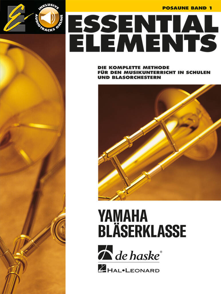 ESSENTIAL ELEMENTS BAND 1 - FUR POSAUNE (BC) - RECUEIL AVEC SUPPORT(S) EN LIGNE - TROMBONE EN FA