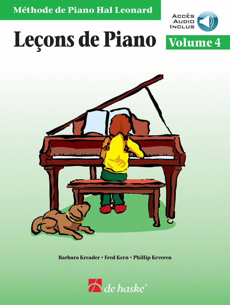 LECONS DE PIANO, VOLUME 4 METHODE DE PIANO HAL LEONARD - RECUEIL AVEC AUDIO ONLINE