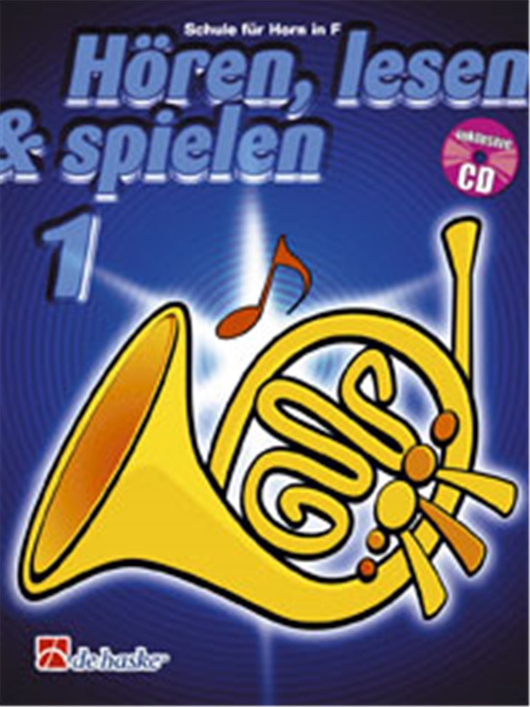 JAAP KASTELEIN : HOREN, LESEN & SPIELEN 1 HORN IN F - RECUEIL + CD