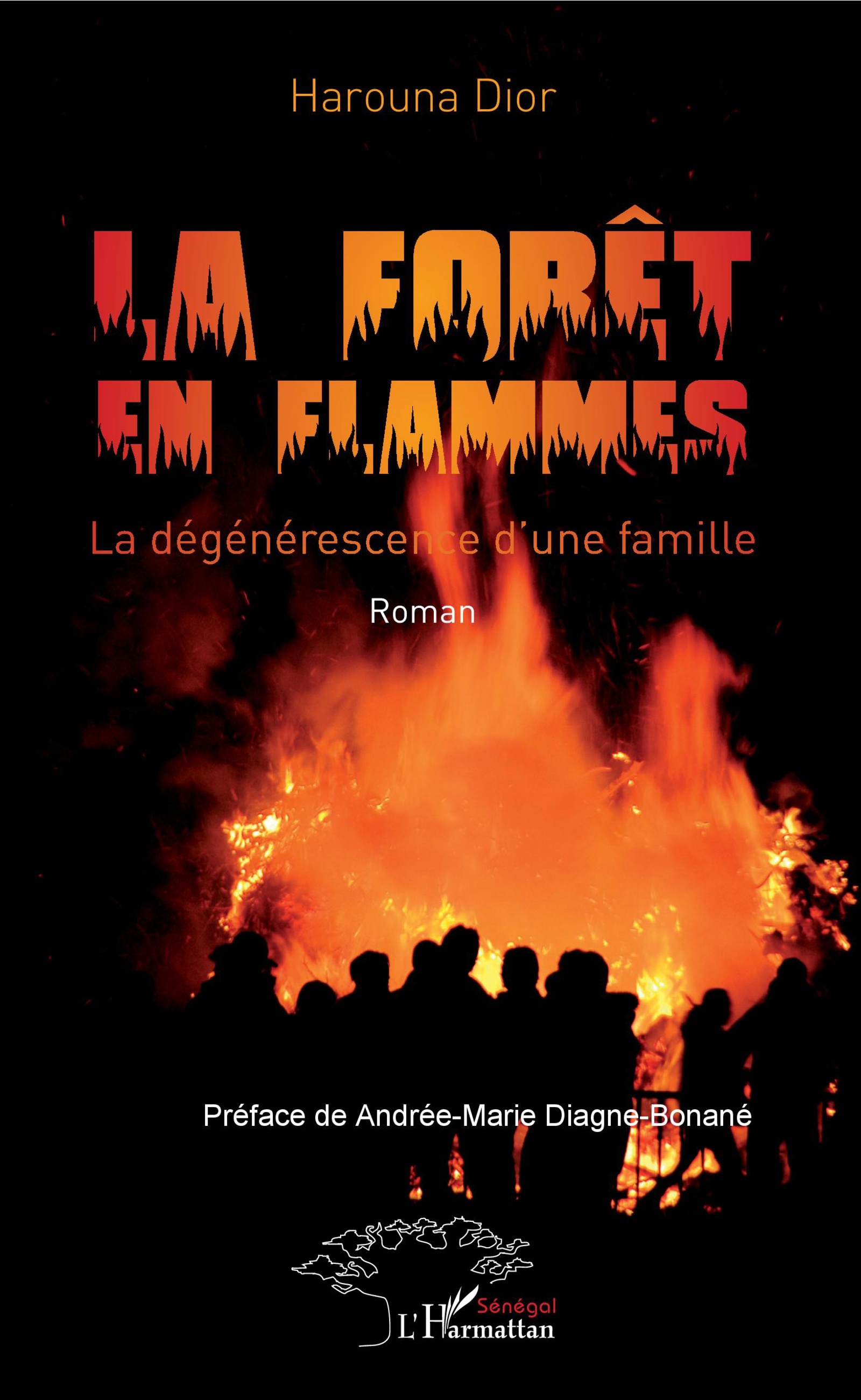 La forêt en flammes