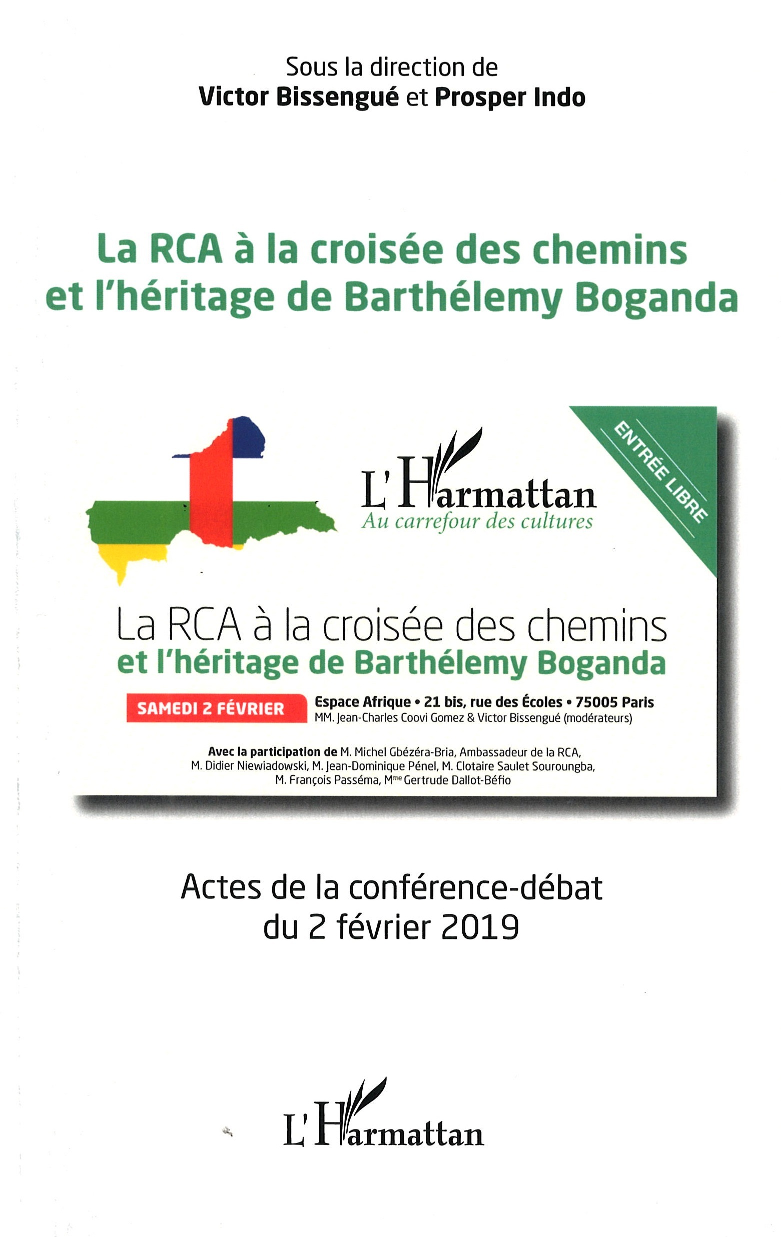 La RCA à la croisée des chemins et l'héritage de Barthélémy Boganda