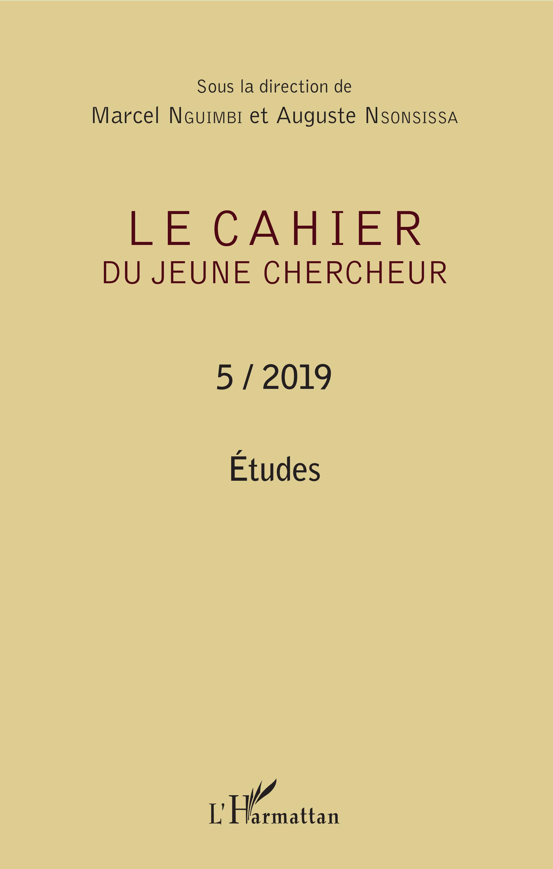 Cahier du jeune chercheur