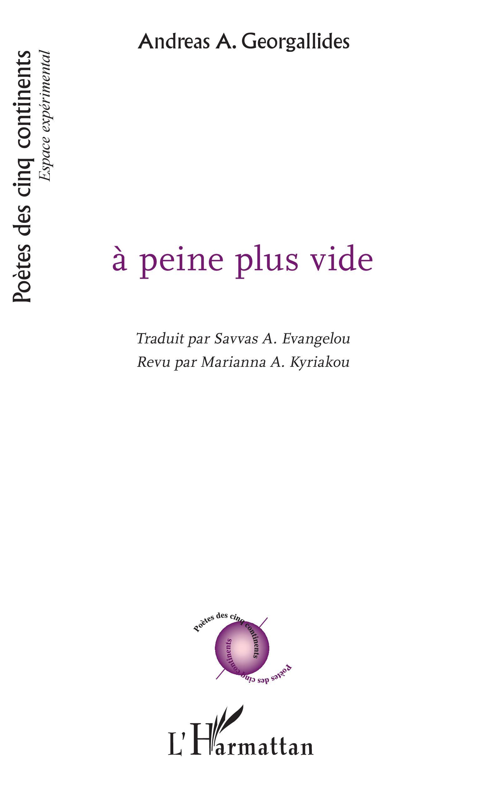à peine plus vide