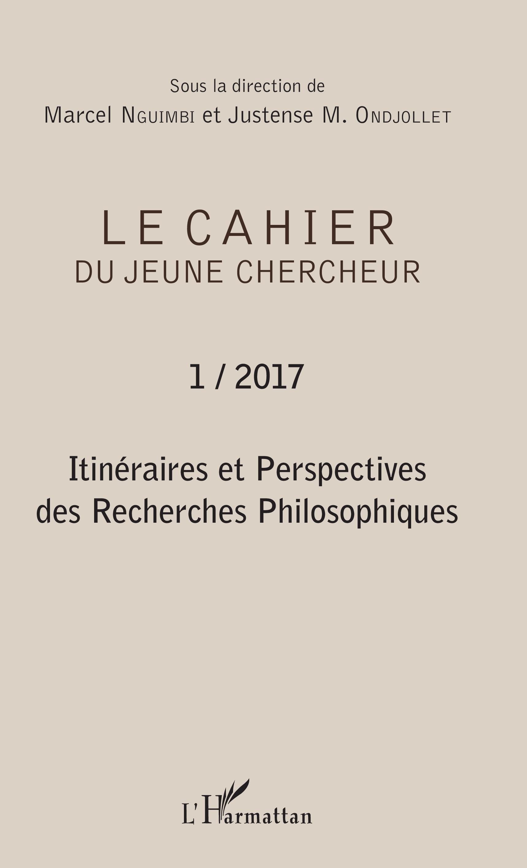 Cahier du jeune chercheur