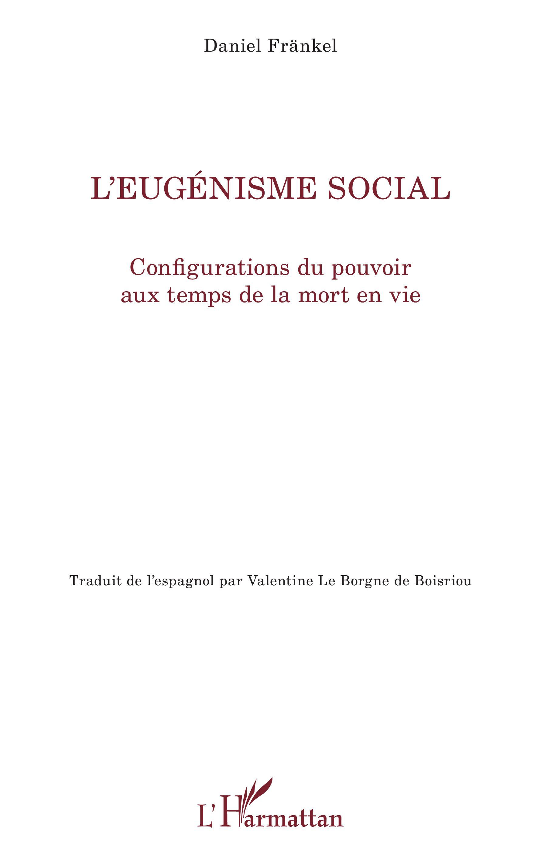 L'eugénisme social