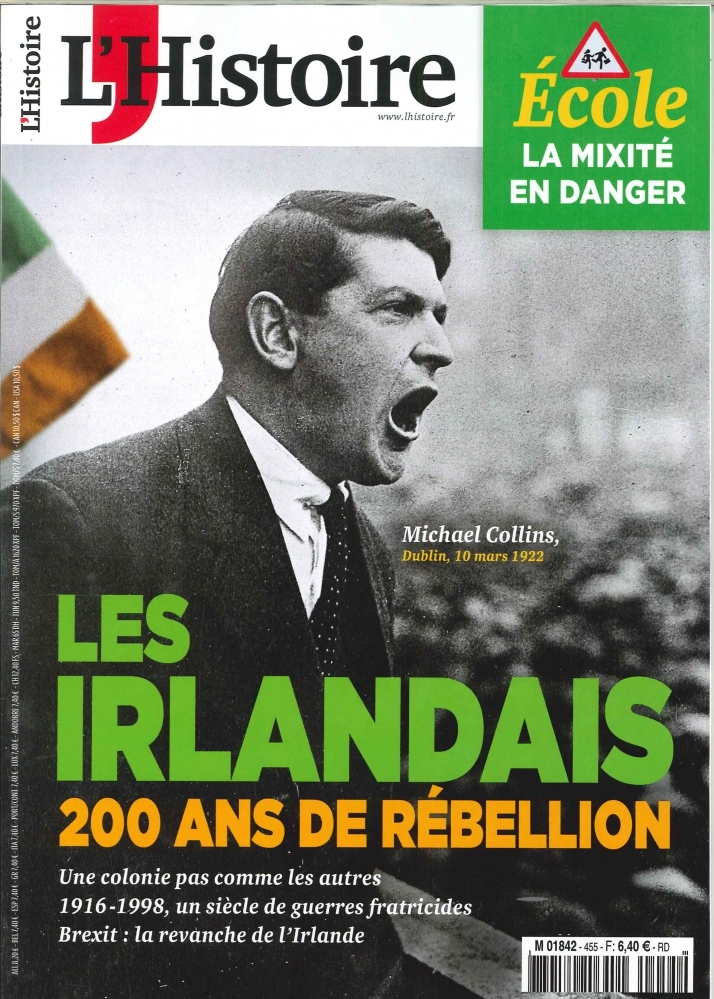 L'Histoire N°455 Les Irlandais - janvier 2019