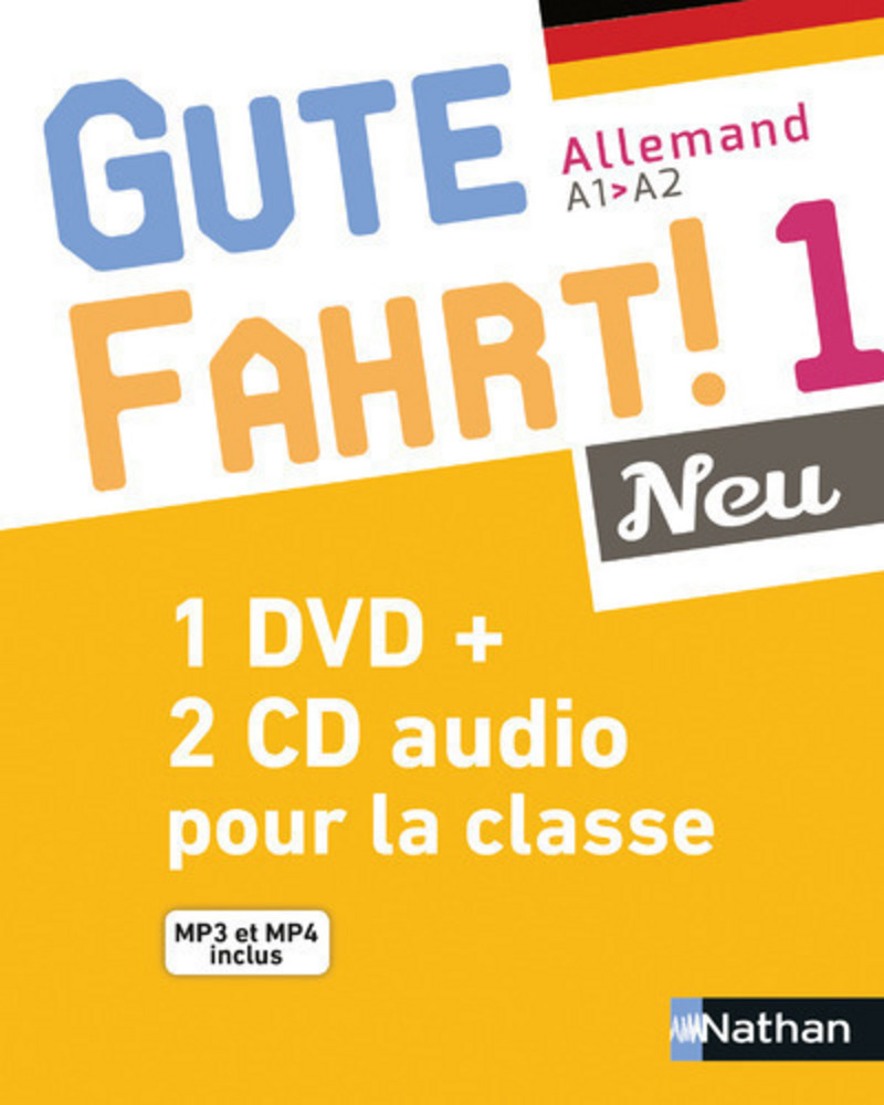 Gute Fahrt 1 Neu Coffret CD + DVD classe 2016