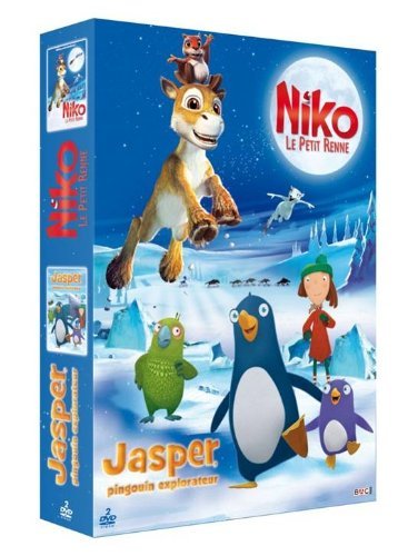 COFFRET SPECIAL HIVER 2 DVD : JASPER, PINGOUIN EXPLORATEUR + NIKO, LE PETIT RENNE