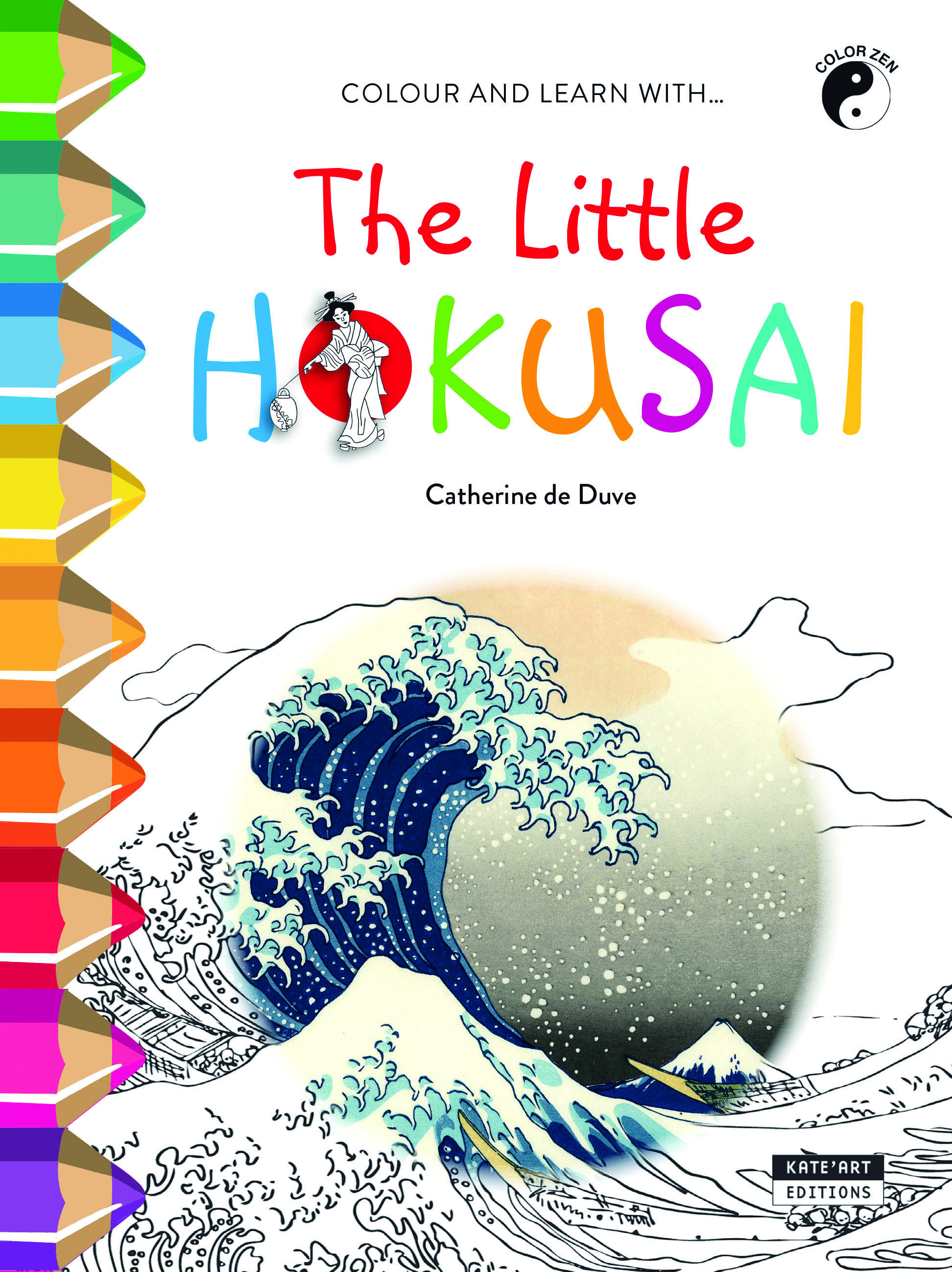 COLOUR AND LEARN WITH... THE LITTLE HOKUSAI
