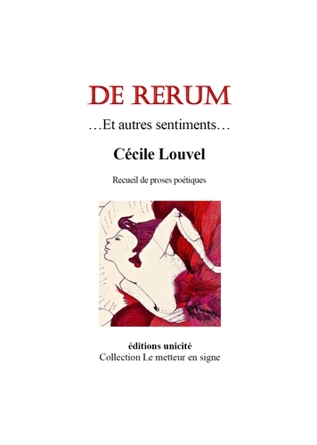 De rerum - et autres sentiments