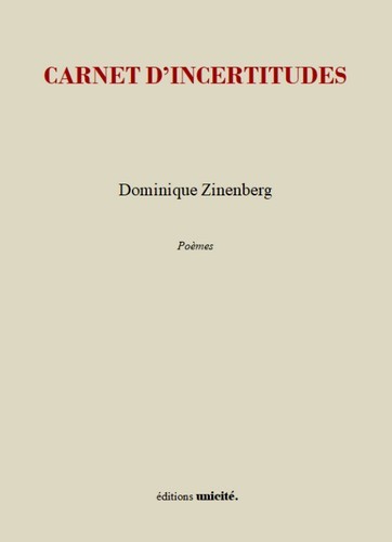 CARNET D'INCERTITUDES