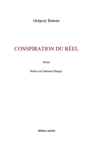 Conspiration du réel - poésie