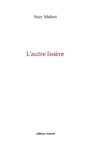 L'autre lisière - poésie